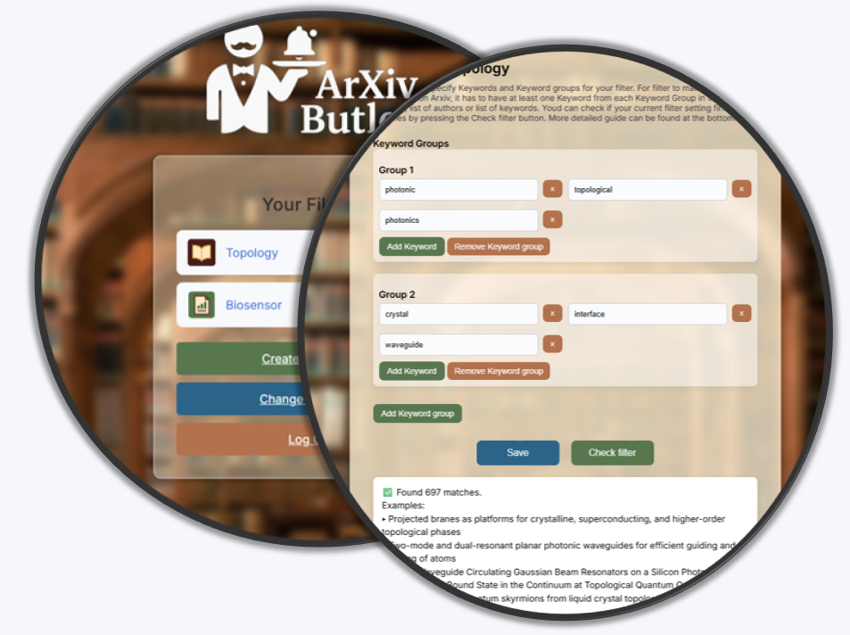 ArxivButler screenshot
