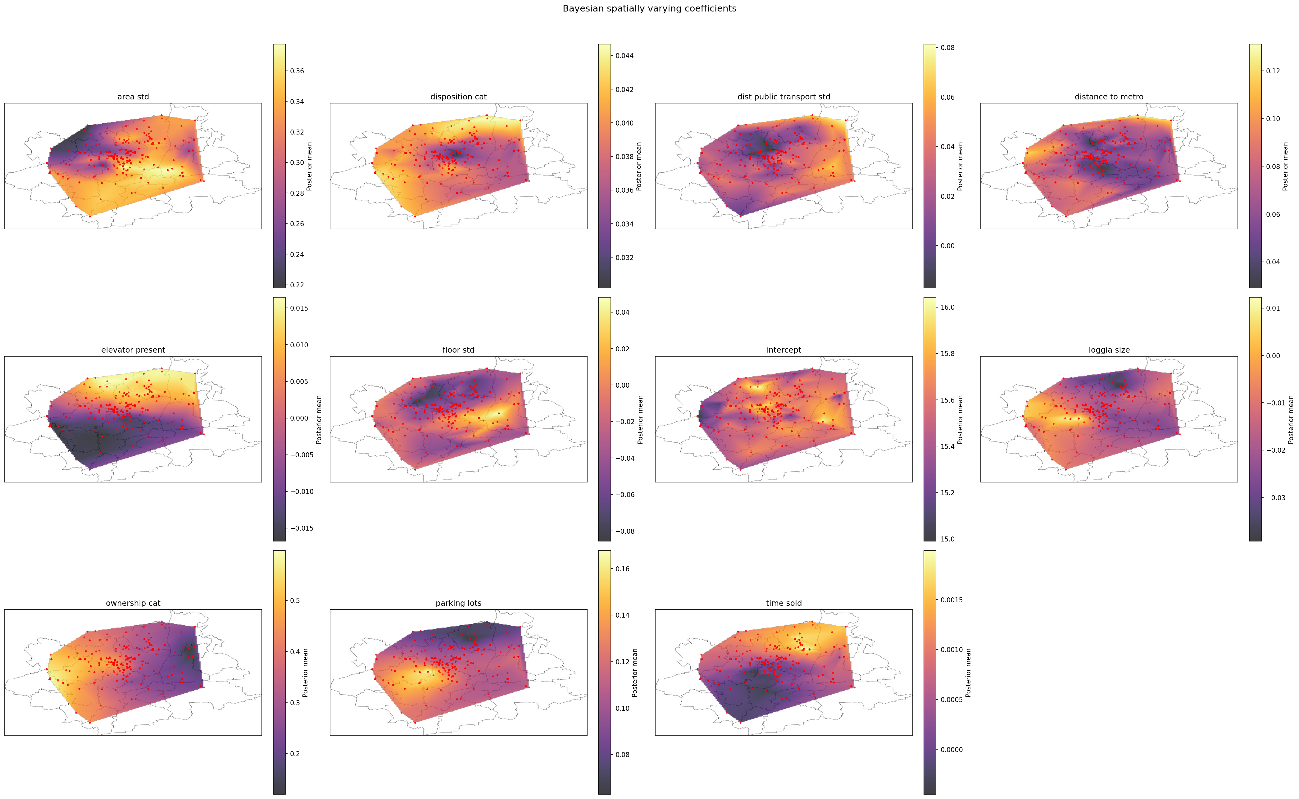 Example spatial coefficient maps — Gen 1